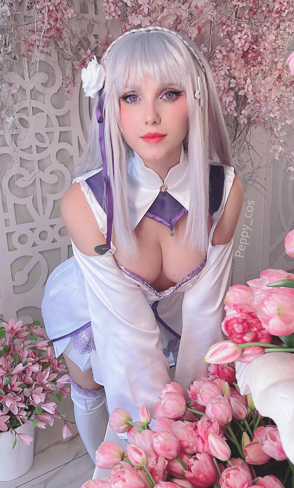 Emilia cosplay by Peppy_cos