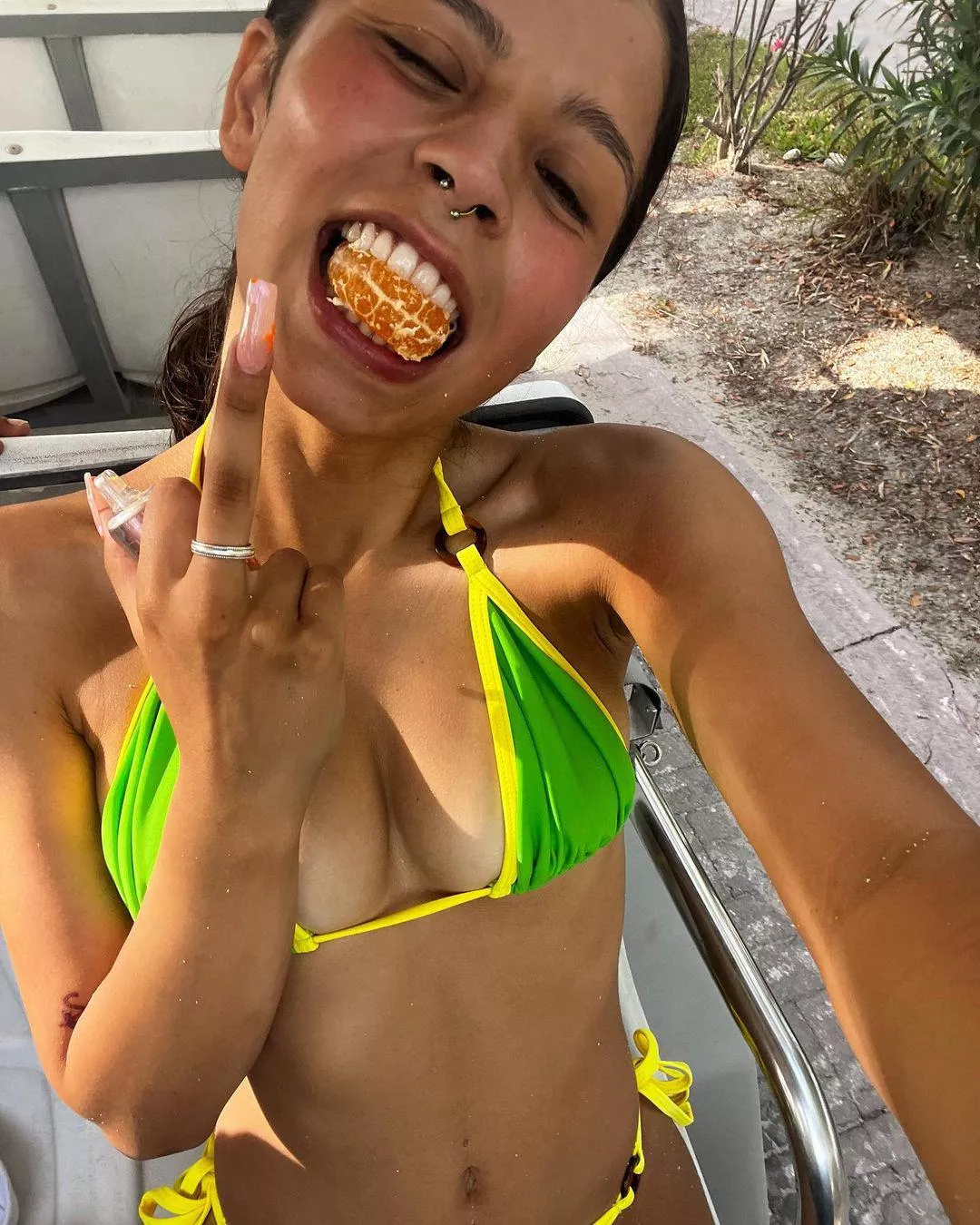 I love being petite also don’t mind the orange haha