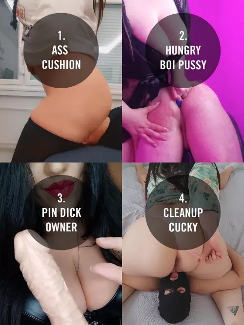 Let me know what kind of sub you are, and I'll decide what comes next [domme]