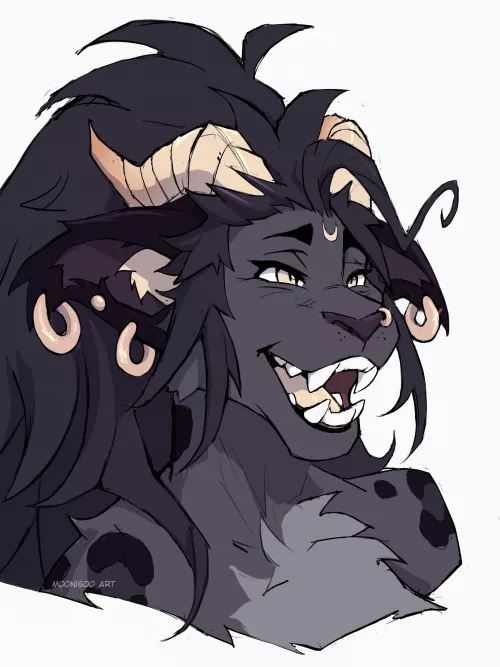 My 3rd sona, I guess 😬 How many do you have? [art by me]