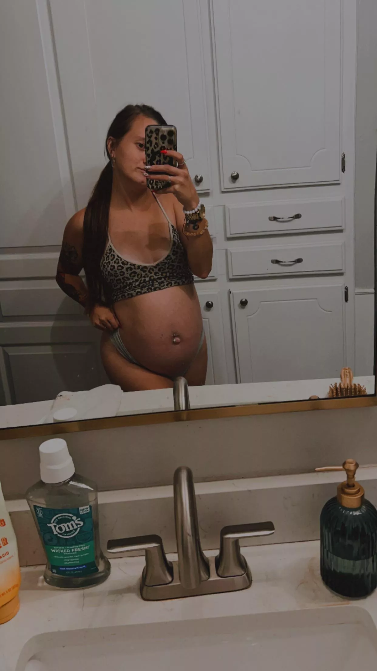 What position is the hottest to fuck a tiny pregnant girl 