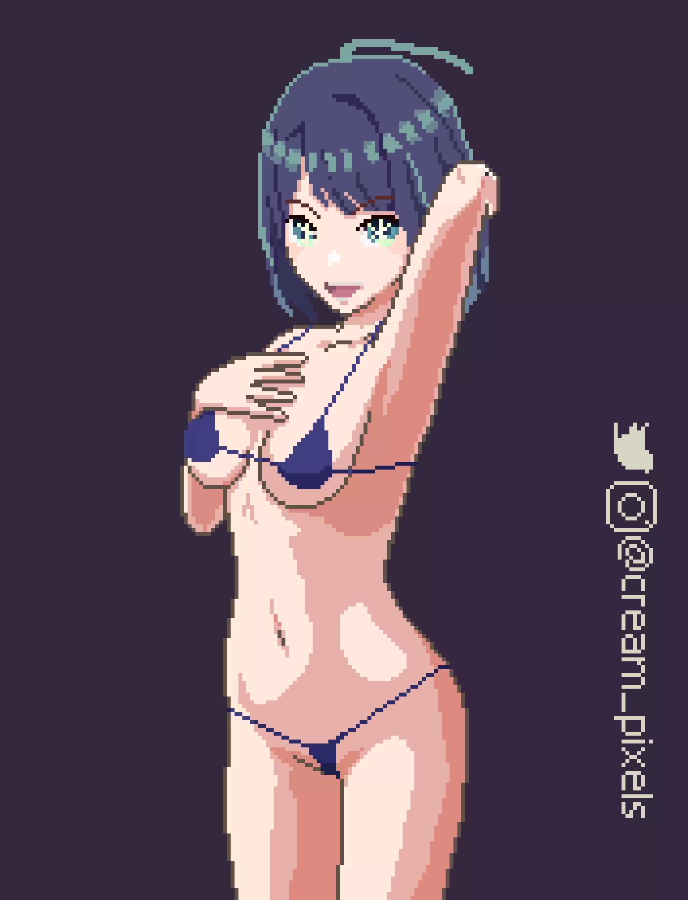 Akane Kurokawa in hot pixels
