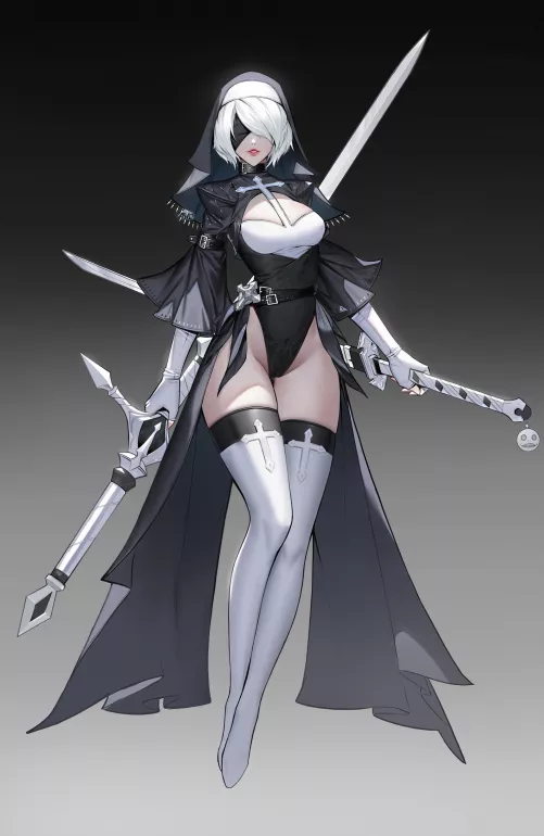 Battle Nun 2B (Awei)