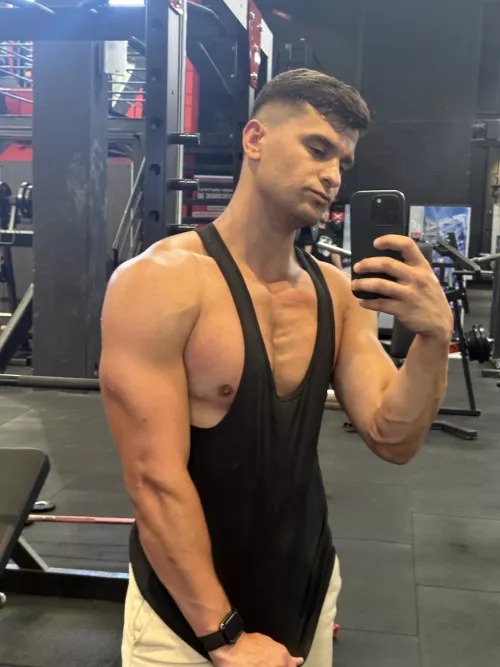 I like to end the day at the gym pumped up