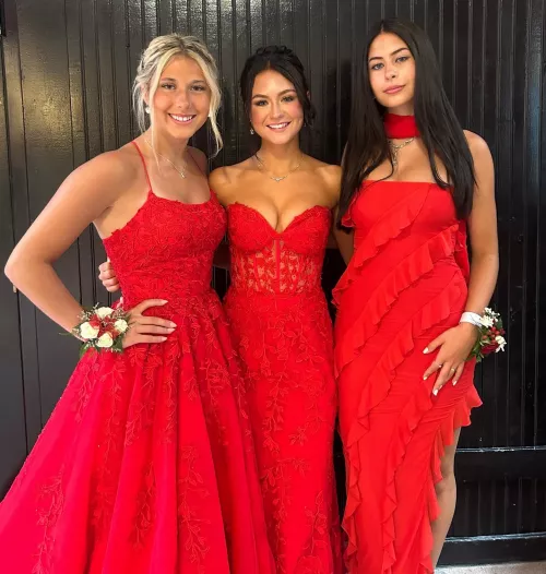 Ladies in red