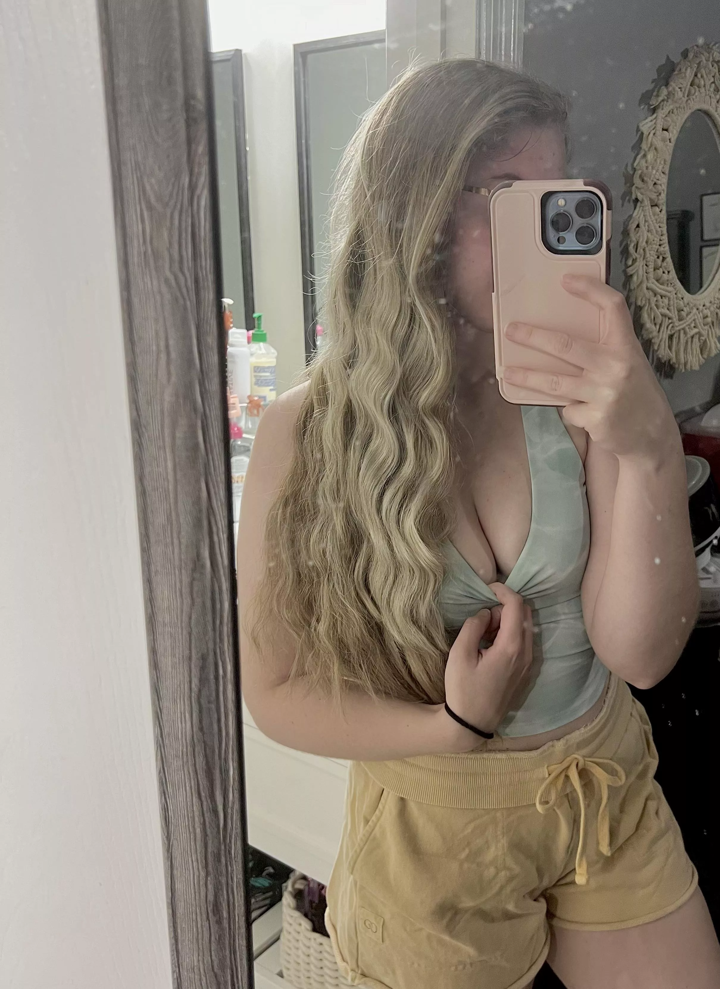 should i leave my hair down today?