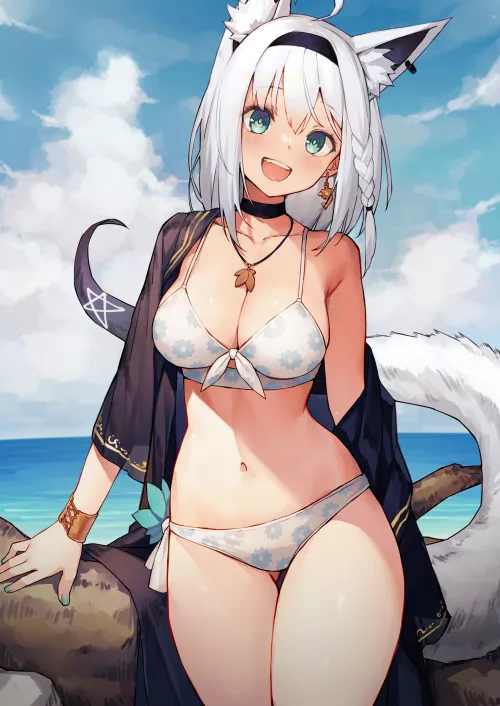 Swimsuit Shirakami Fubuki [Hololive]