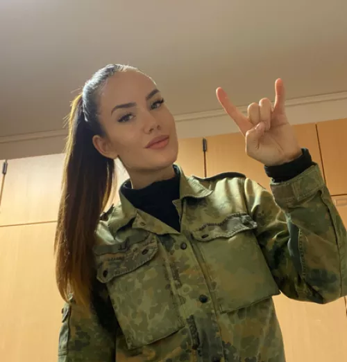 This is my interpretation of stuffing myself. 