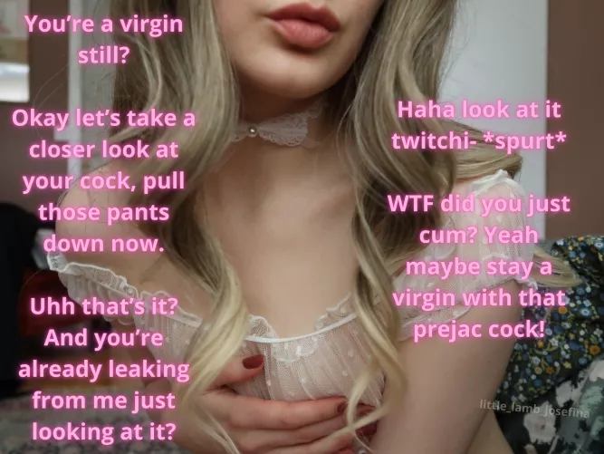 Your premie cock seems to dissapoint each time.