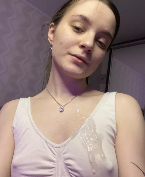 You’re welcome to cum over, but I have one rule: you have to touch all of my body