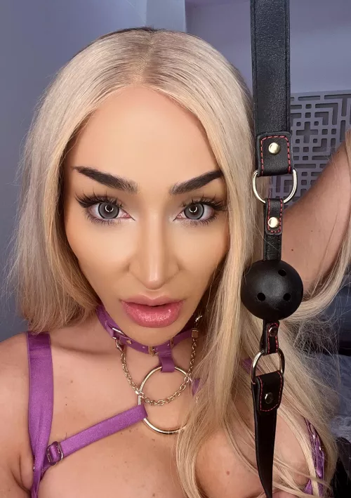 a good girl should always have something in her mouth.