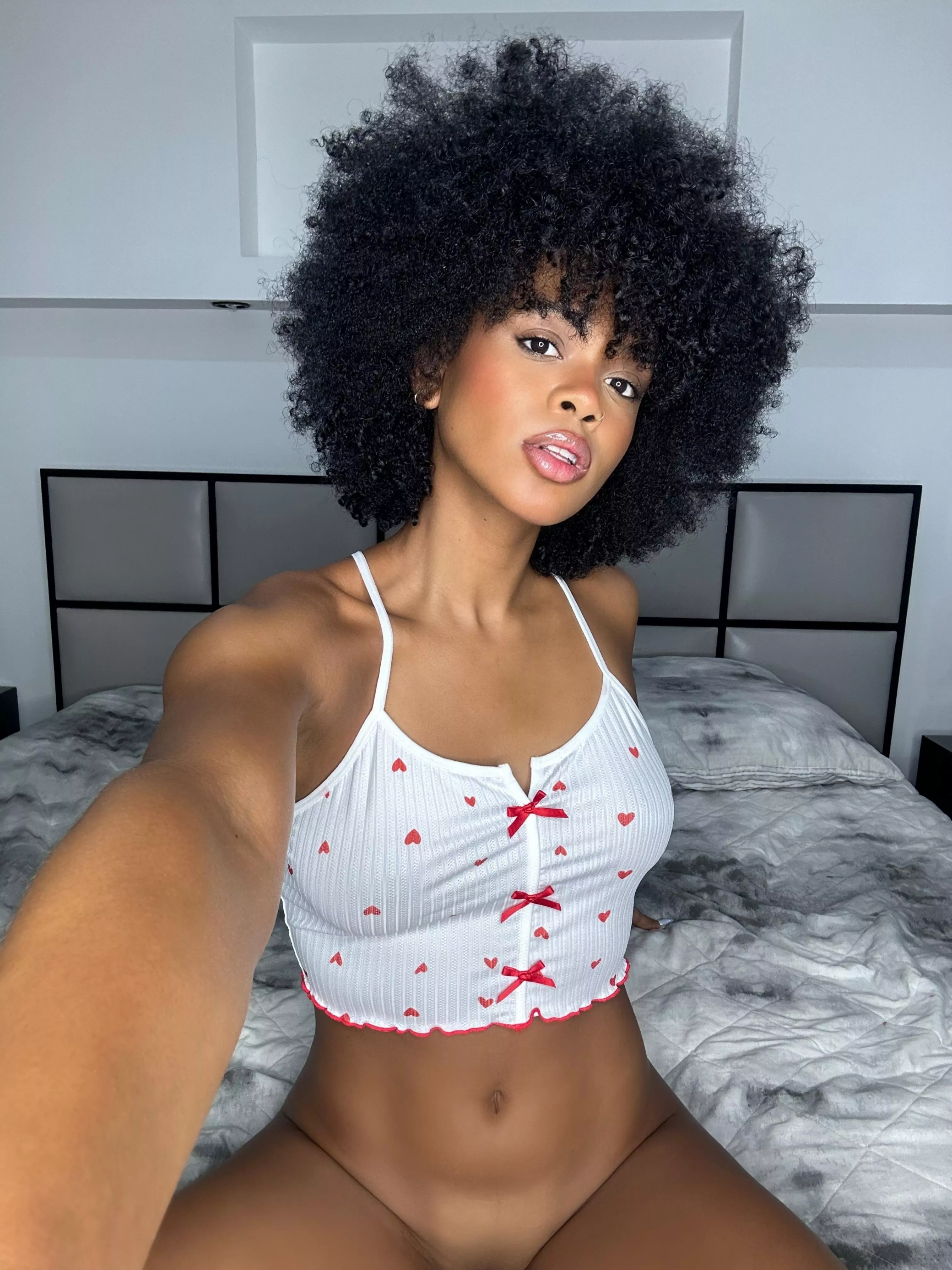 Daddy spreads my legs and licks my pussy 