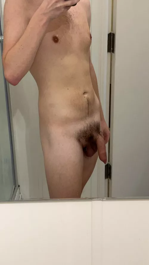 fresh out of the shower