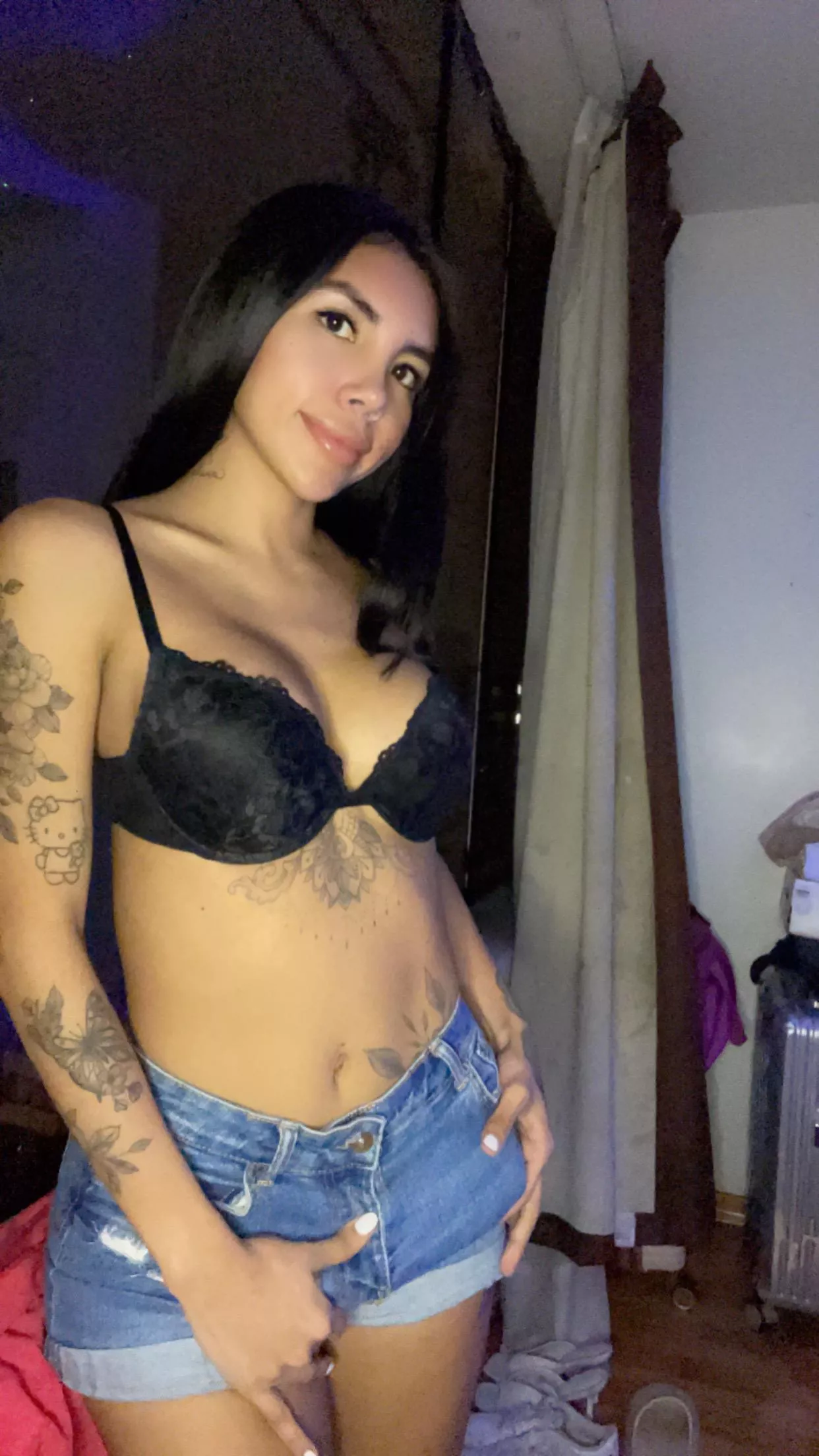 It's our first date and you see my hard girldick through my pants😅 what do you do?