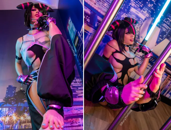 Juri Han (Aery Tiefling) [Street Fighter][OC]