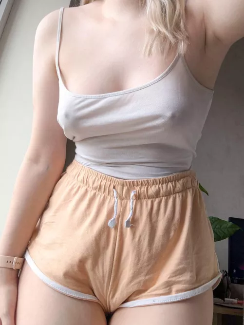 Perky and braless today