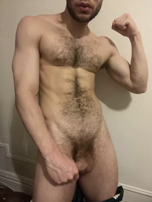 Should I move my hand and flex the other bicep next time? 😅