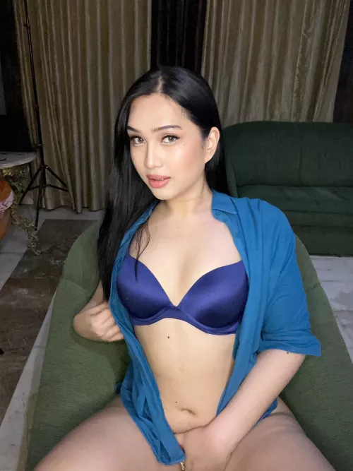 Want to spend a night cuddling naked with your favorite Asian trans cutie?