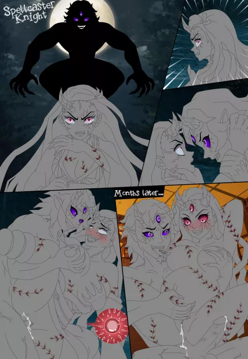 wip/ nezuko defeated by Upper moon Rank Four lust form (Spellcasterknight)
