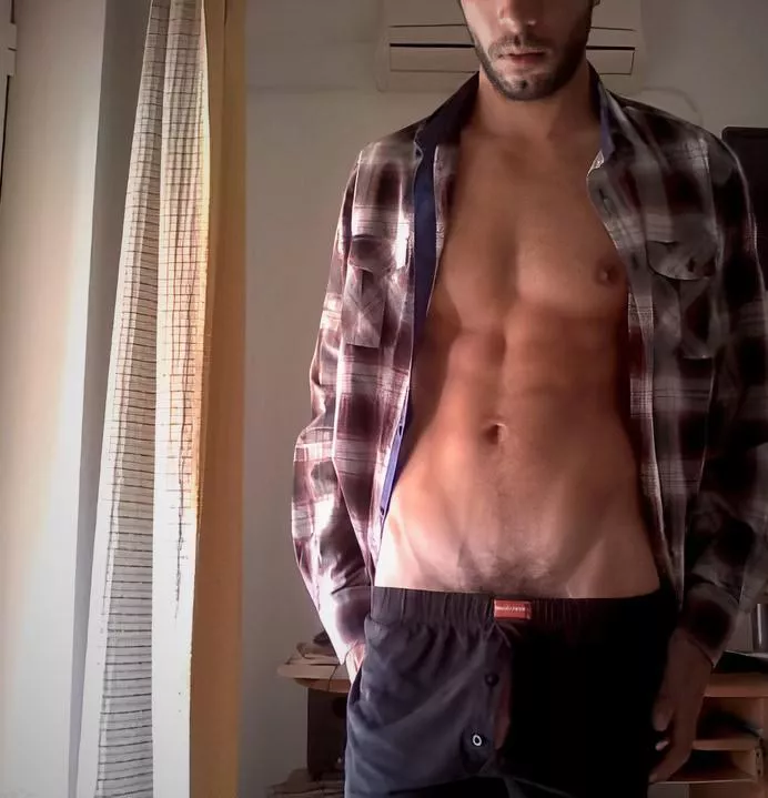 With something peeking