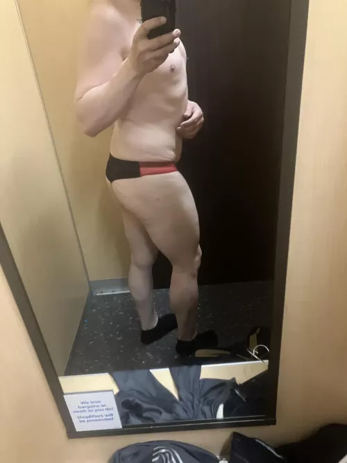 Changing room is the perfect place for a quickie