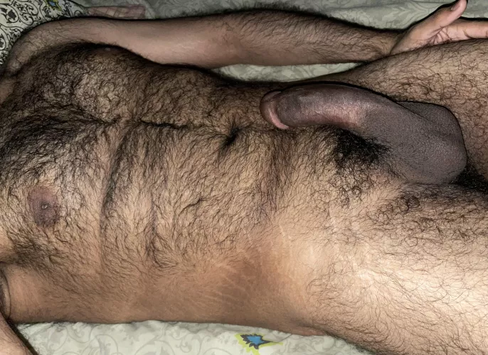 Chest hair still growing. Cant wait for it to be more. I think it looks nice