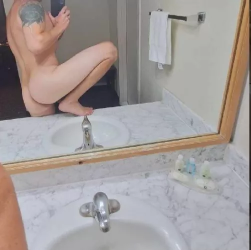 Dad's ass looks nice, huh?