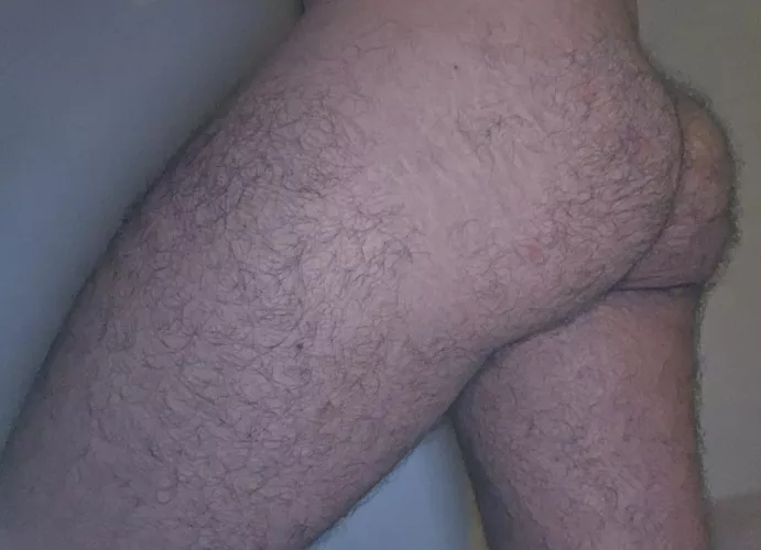 Hairy man ass indeed