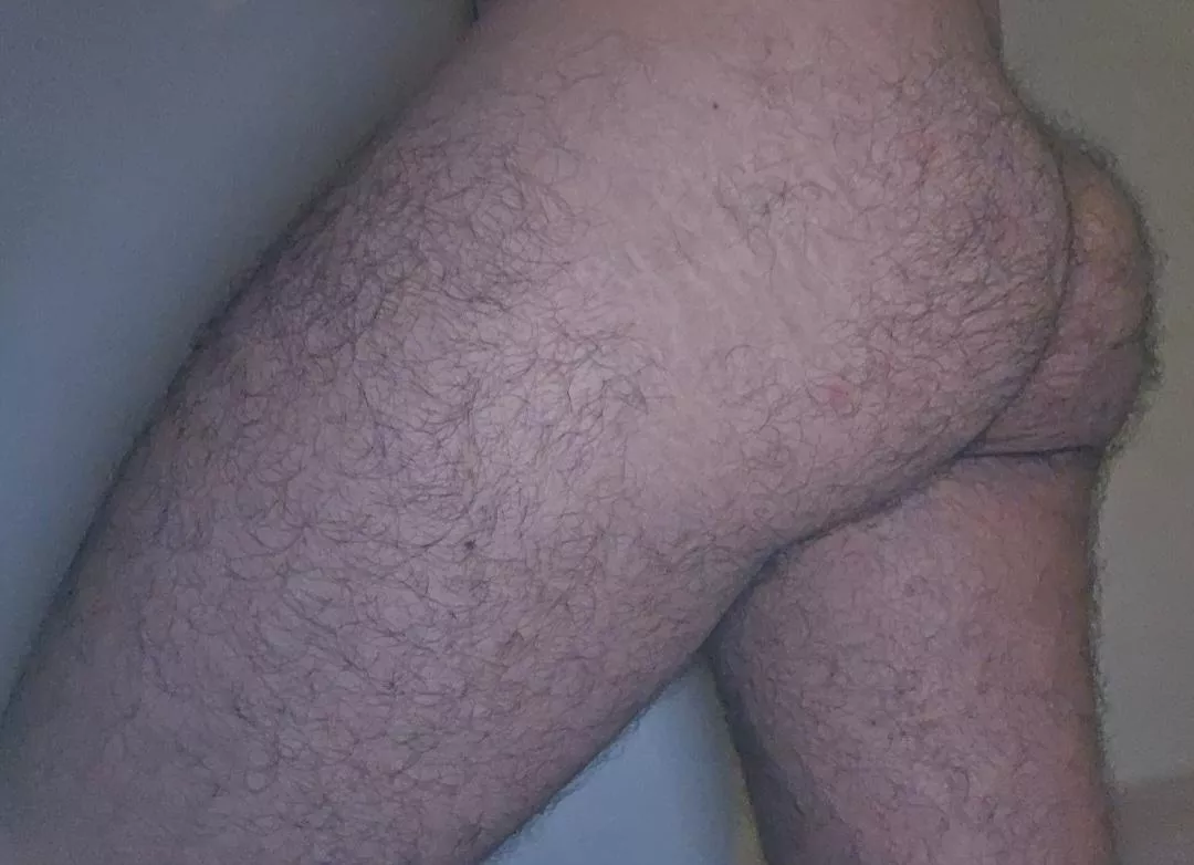 Hairy man ass indeed