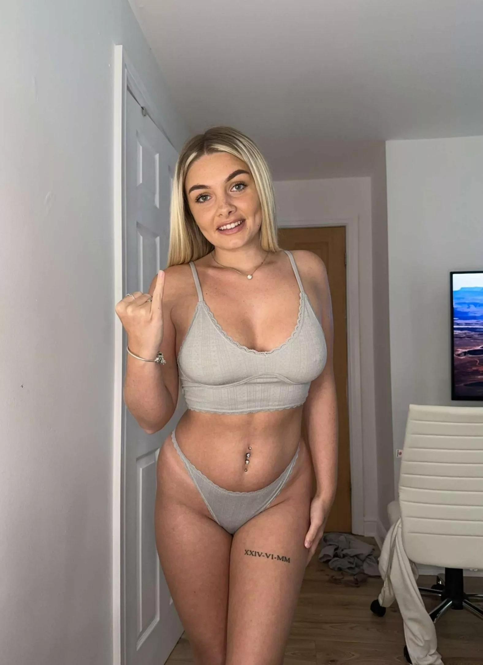 If a bratty blonde teen told you she wanted to use your boy pussy, what would you do?