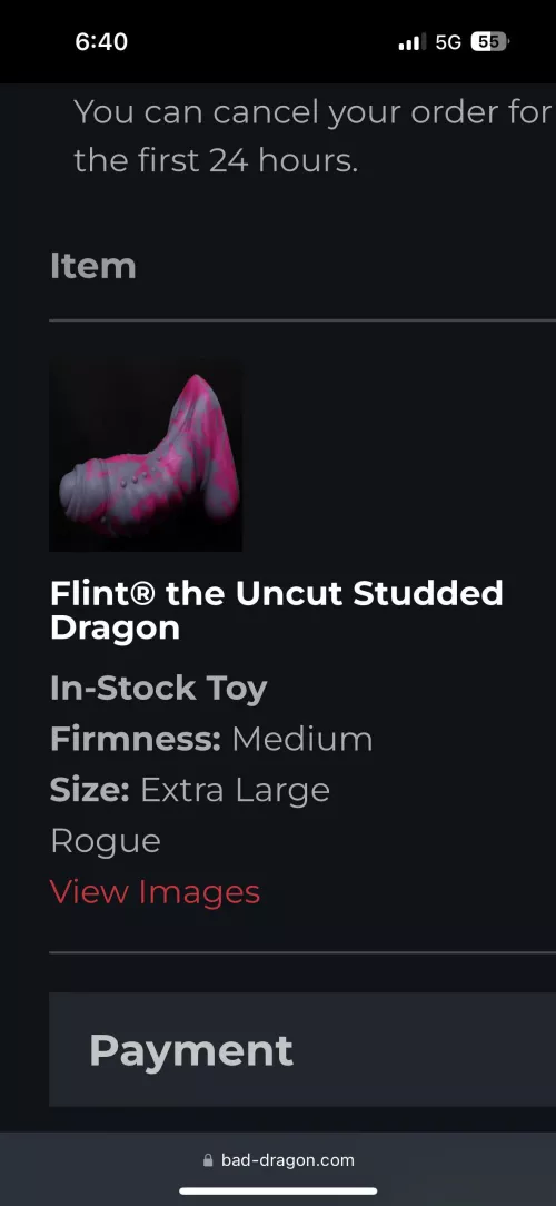 I’m feeling pretty hyped, I just got my third bad dragon toy.