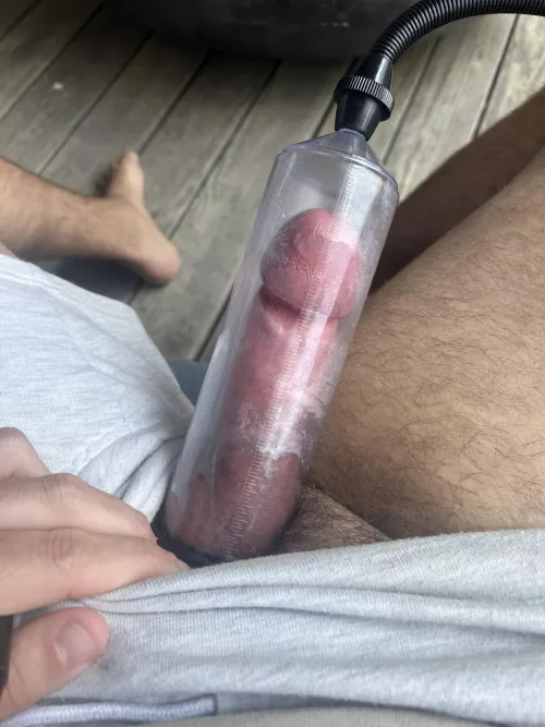 Pumping outside today