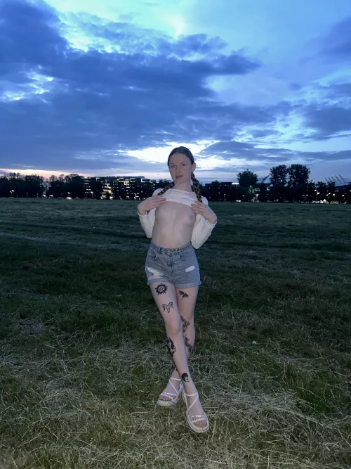 When village girls get excited