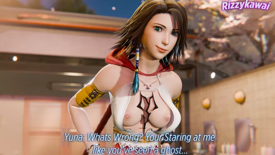 Yuna showing off too much (@Rizzykawai)