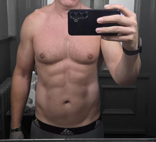 [48] You see a teacher that you had a crush on in high school at the gym one day and he's totally ripped and now your crush comes back what do you do?