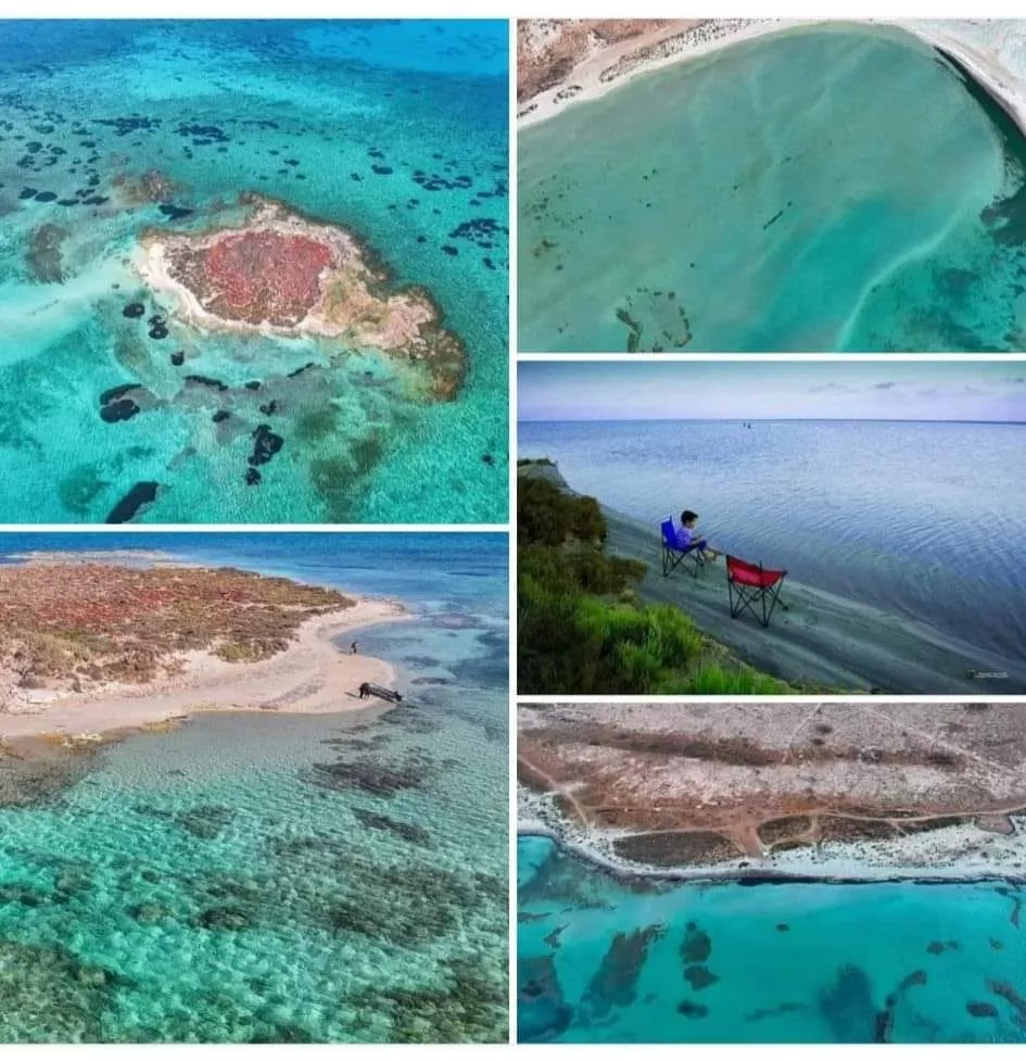 A picture from Bomba Bay, the beautiful beaches of Libya ♥️🏖️🇱🇾🥹