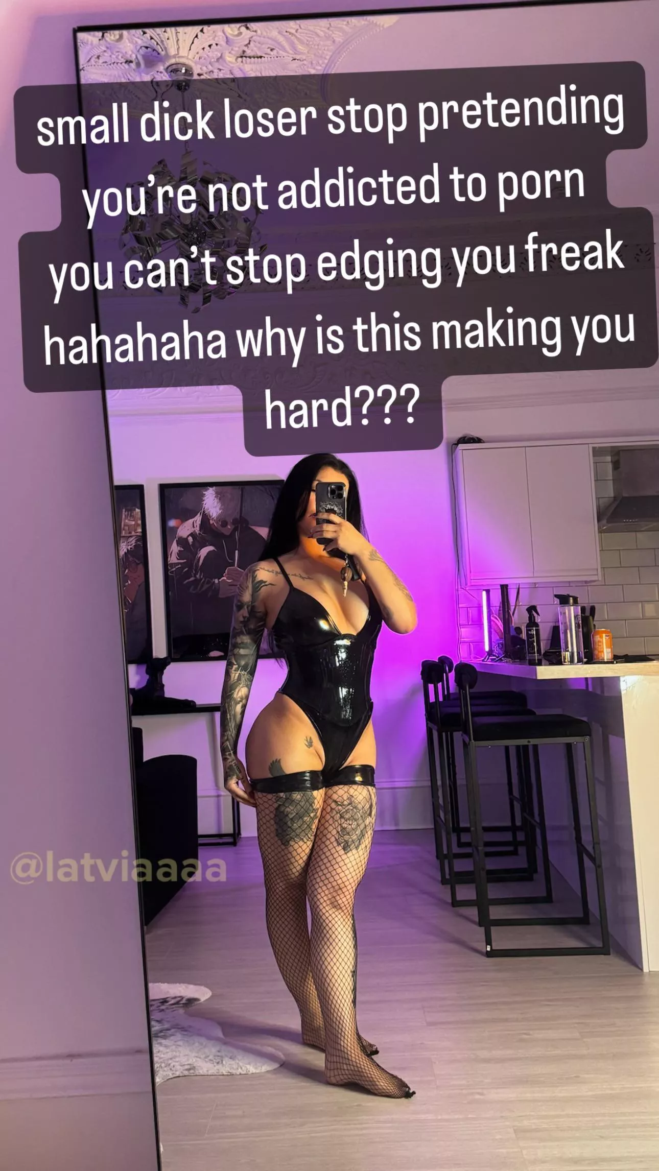 admit you have a problem so i can laugh at you