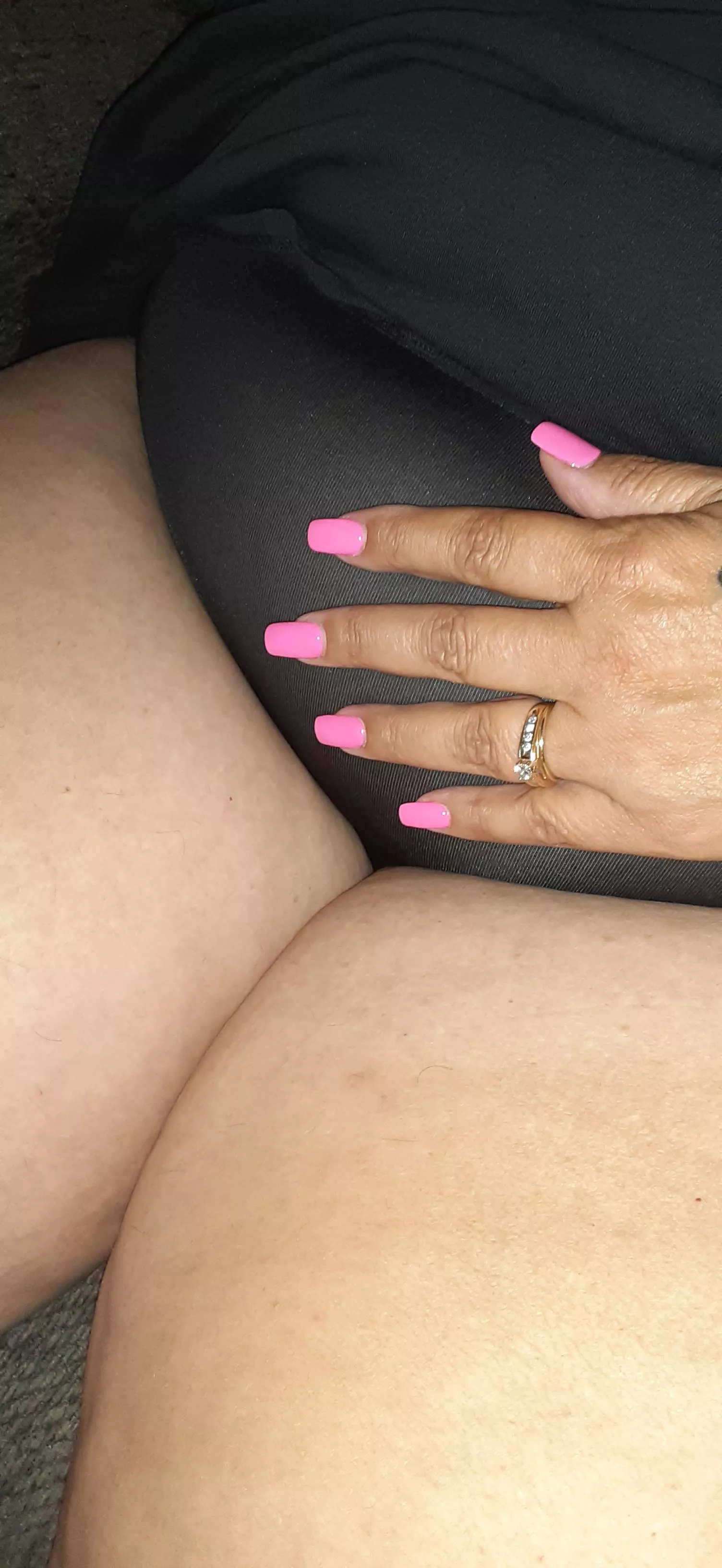 Black panties and diamonds 