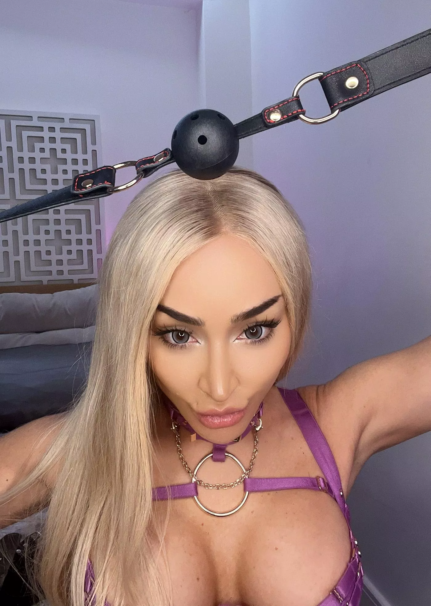 do you think a gag could make me quiet with you?