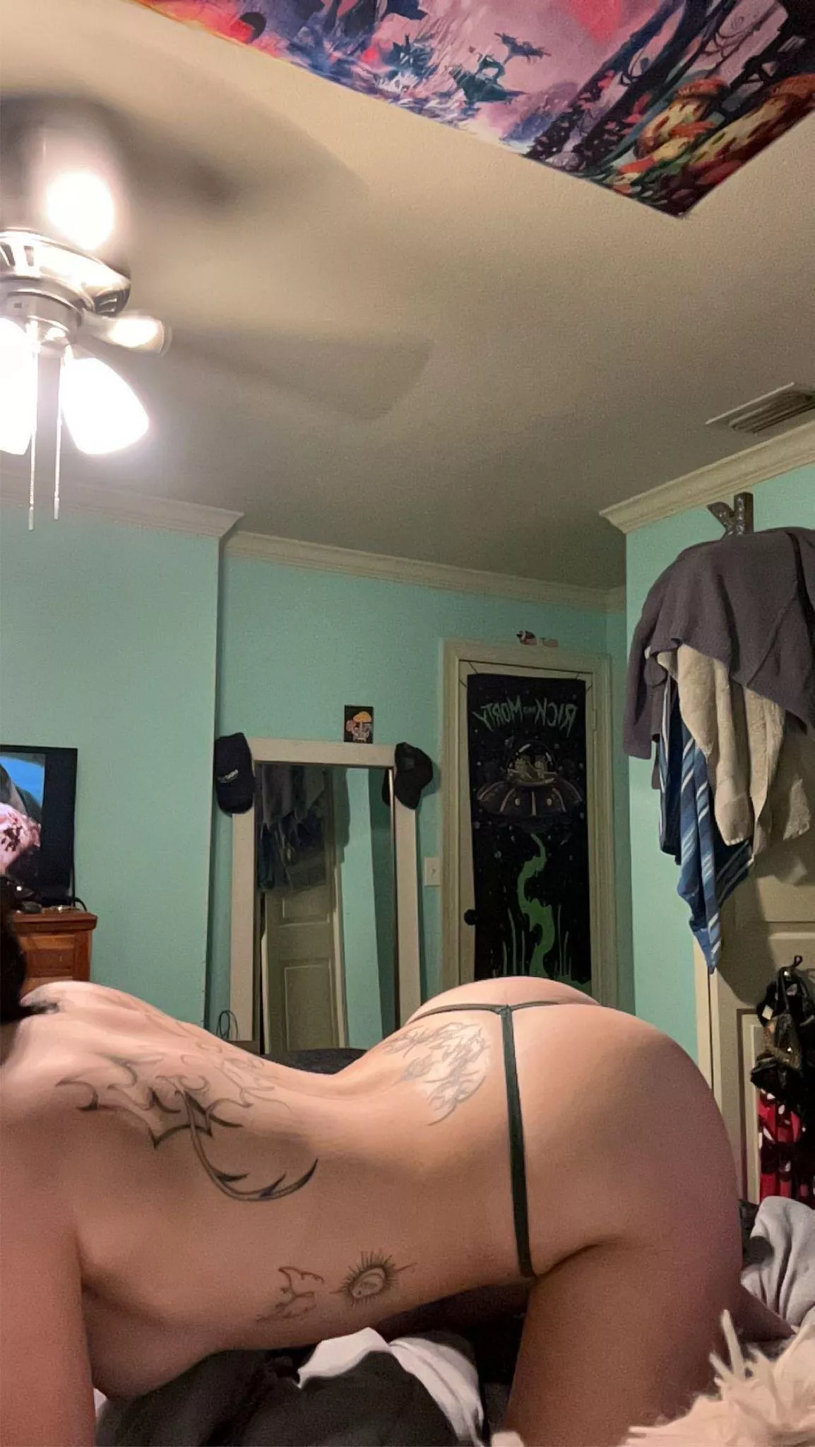 How could you not want to destroy me when i'm wearing my g-string...