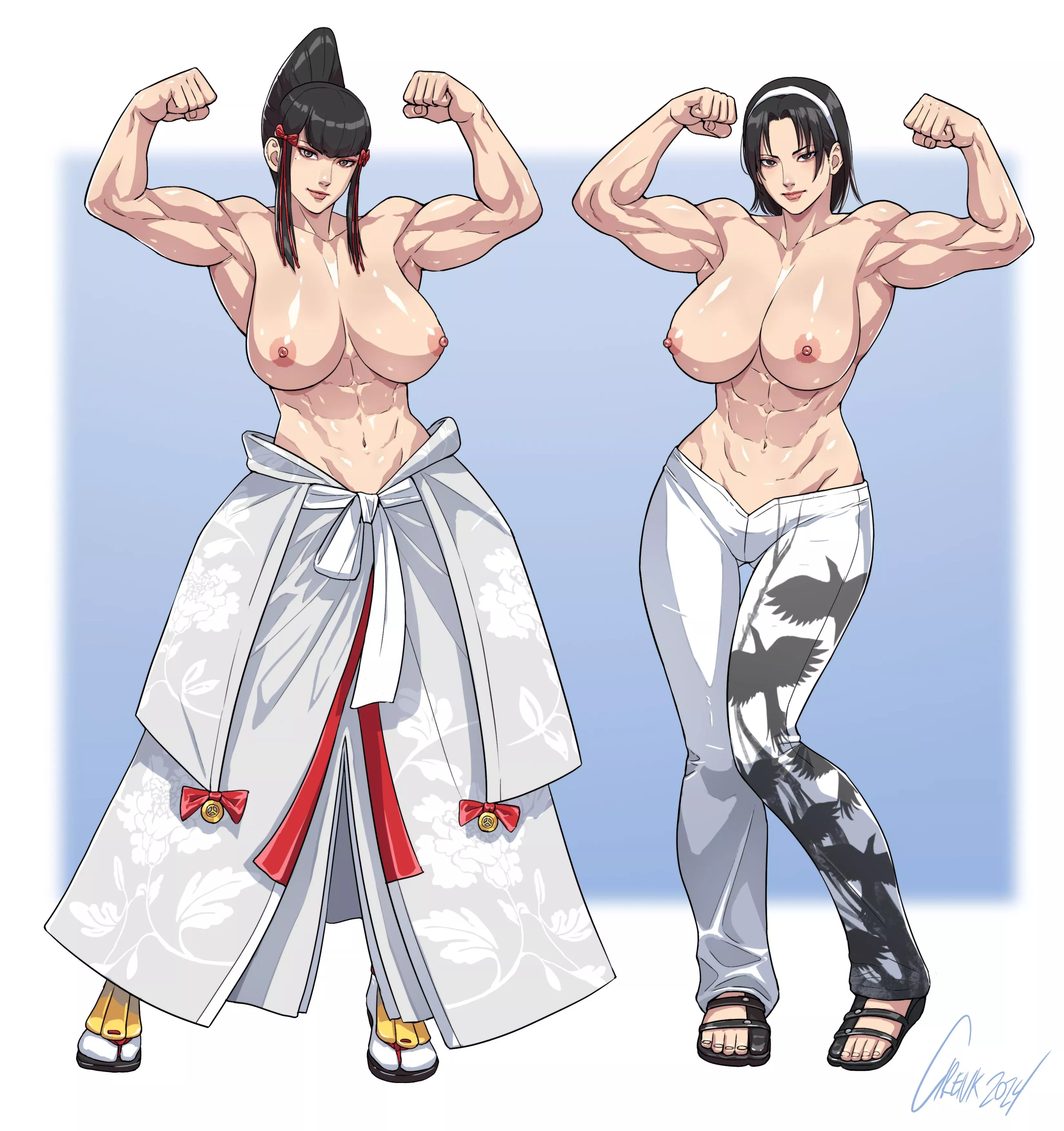 Kazumi Mishima and Jun Kazama (Cirenk) [Tekken]