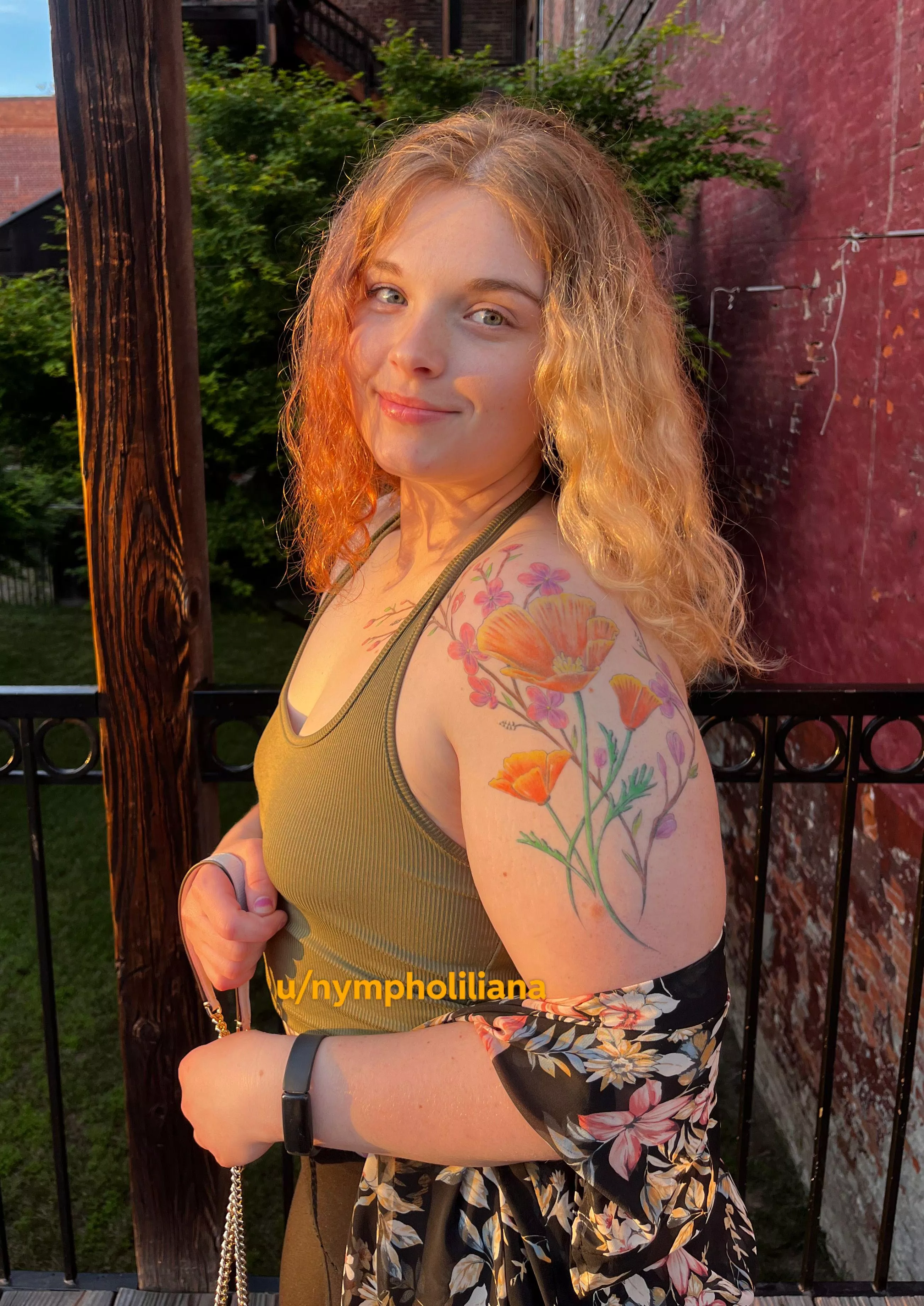 Looking cute for our first date