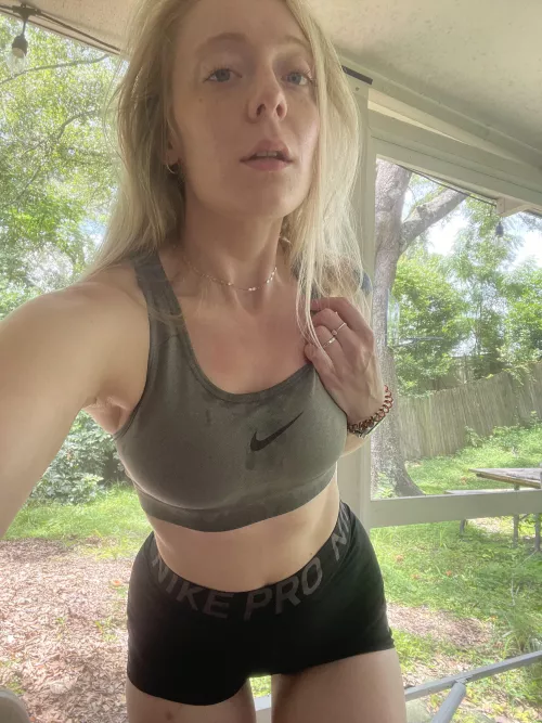 Sunday = sweaty yard work 