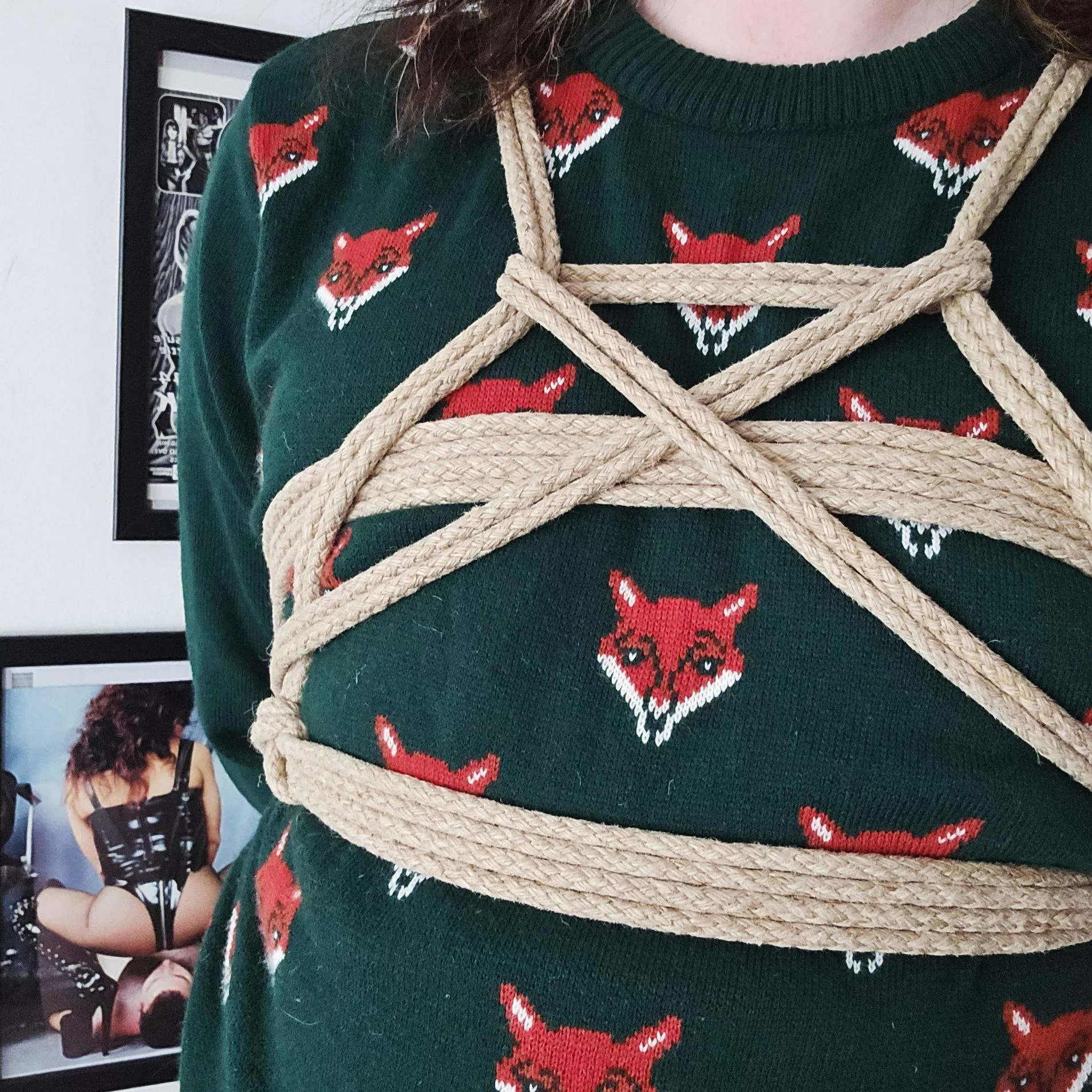 This was a cute self tie!