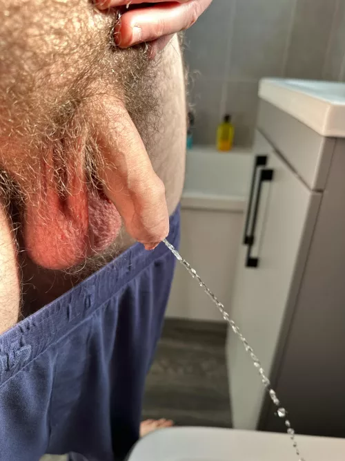 Using the toilet for a change 😂