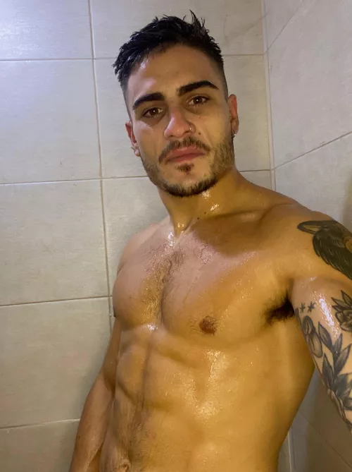 Would you like to help me soap up?