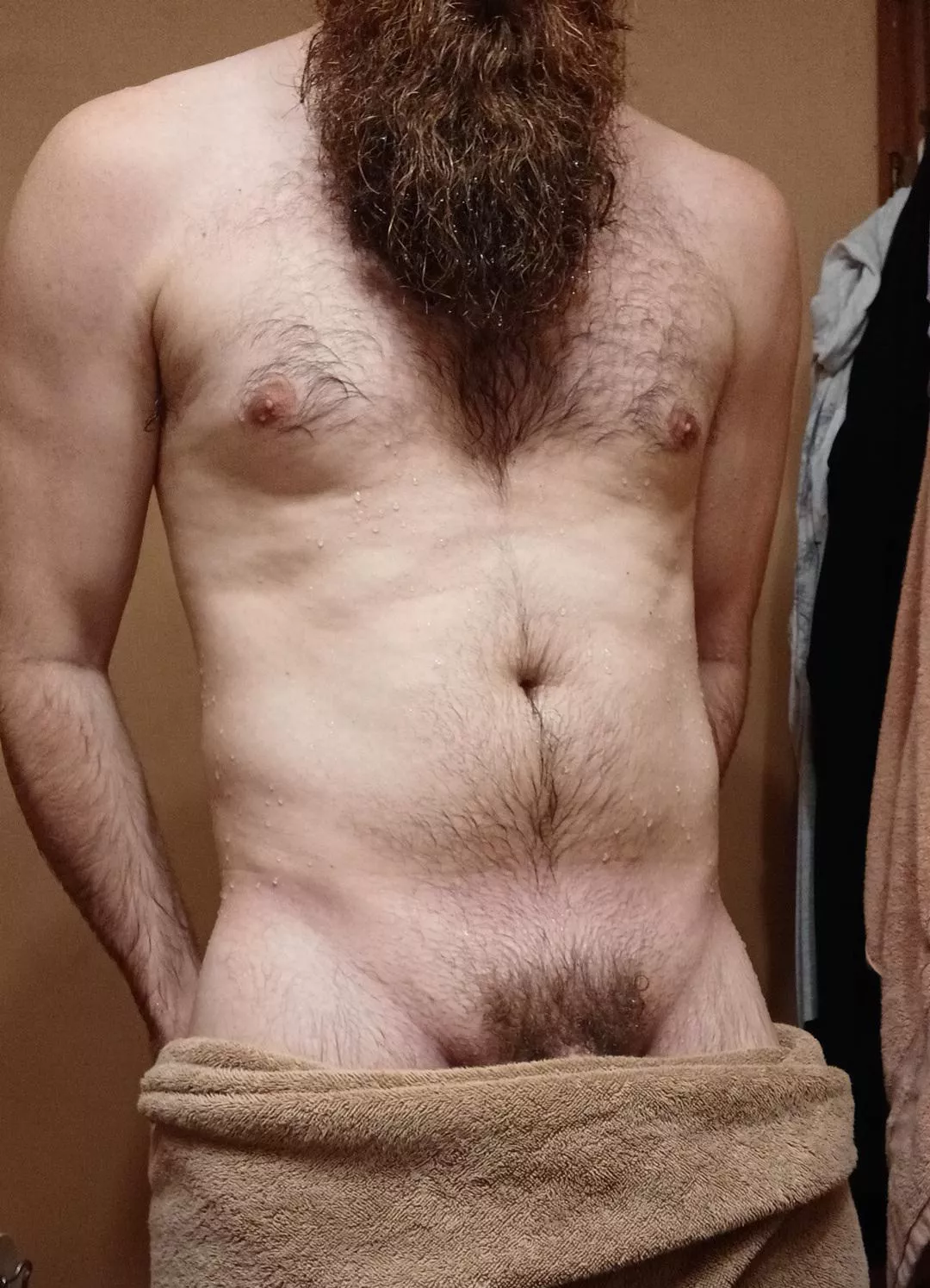 Fresh out the shower and feeling myself 