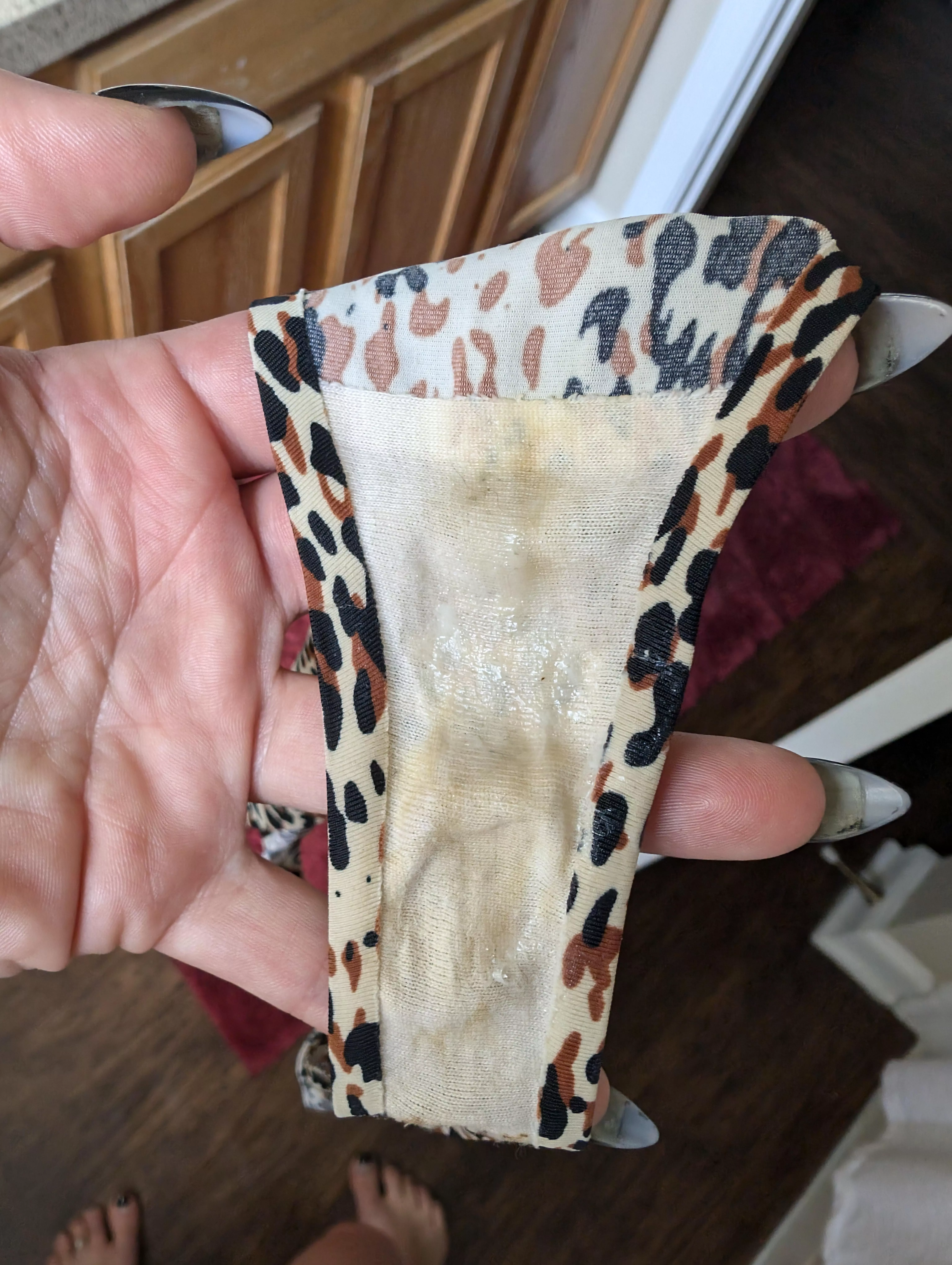 I just masturbated in these... What are you doing with them next?