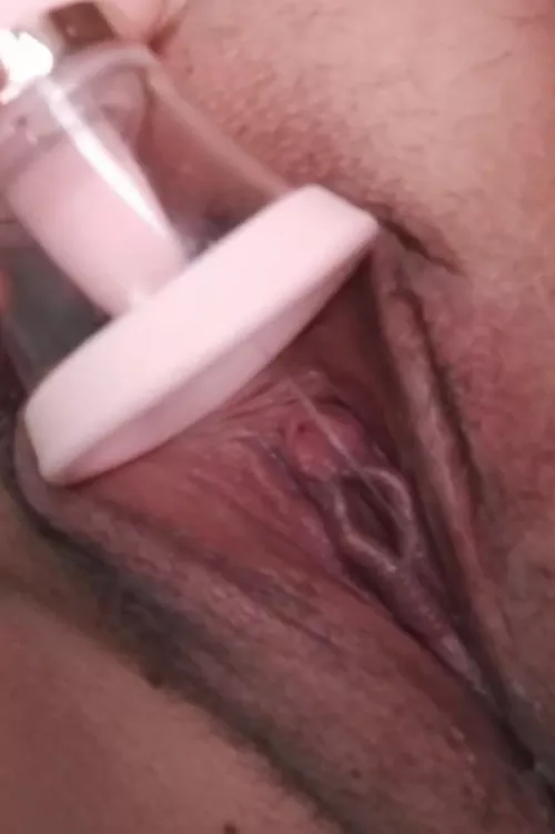 I will lift my favorite, licking and sucking toy to flash you my wet pussy