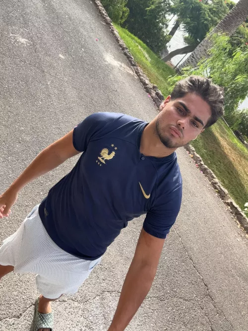 Just selfies during the walk